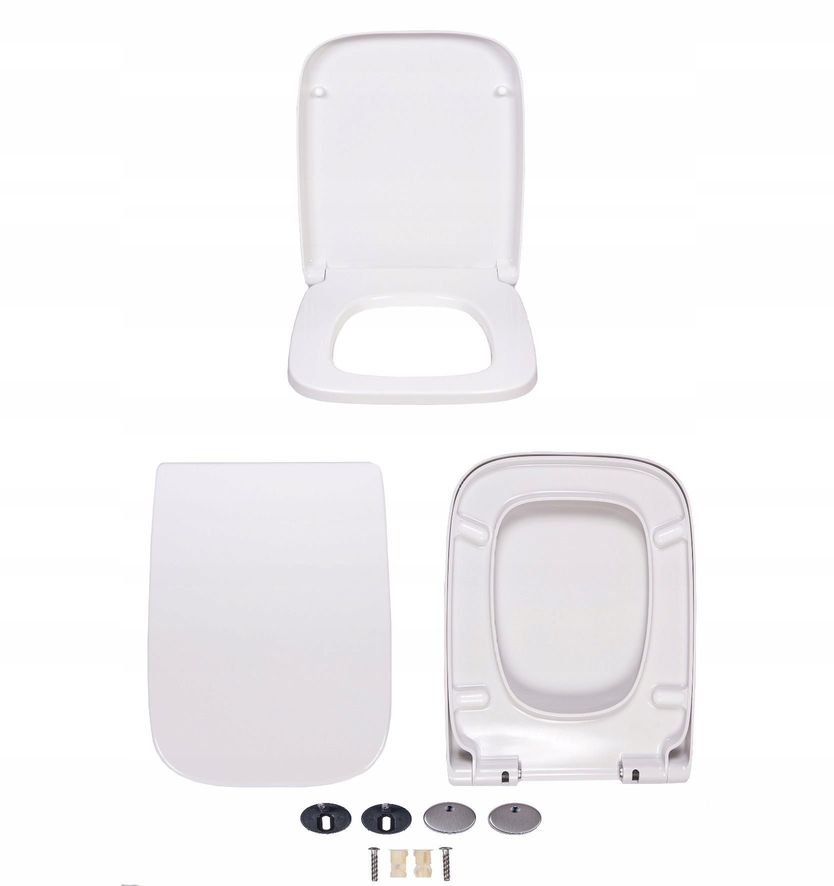 WC sedadlo B. Tech inc. xena biely duroplast